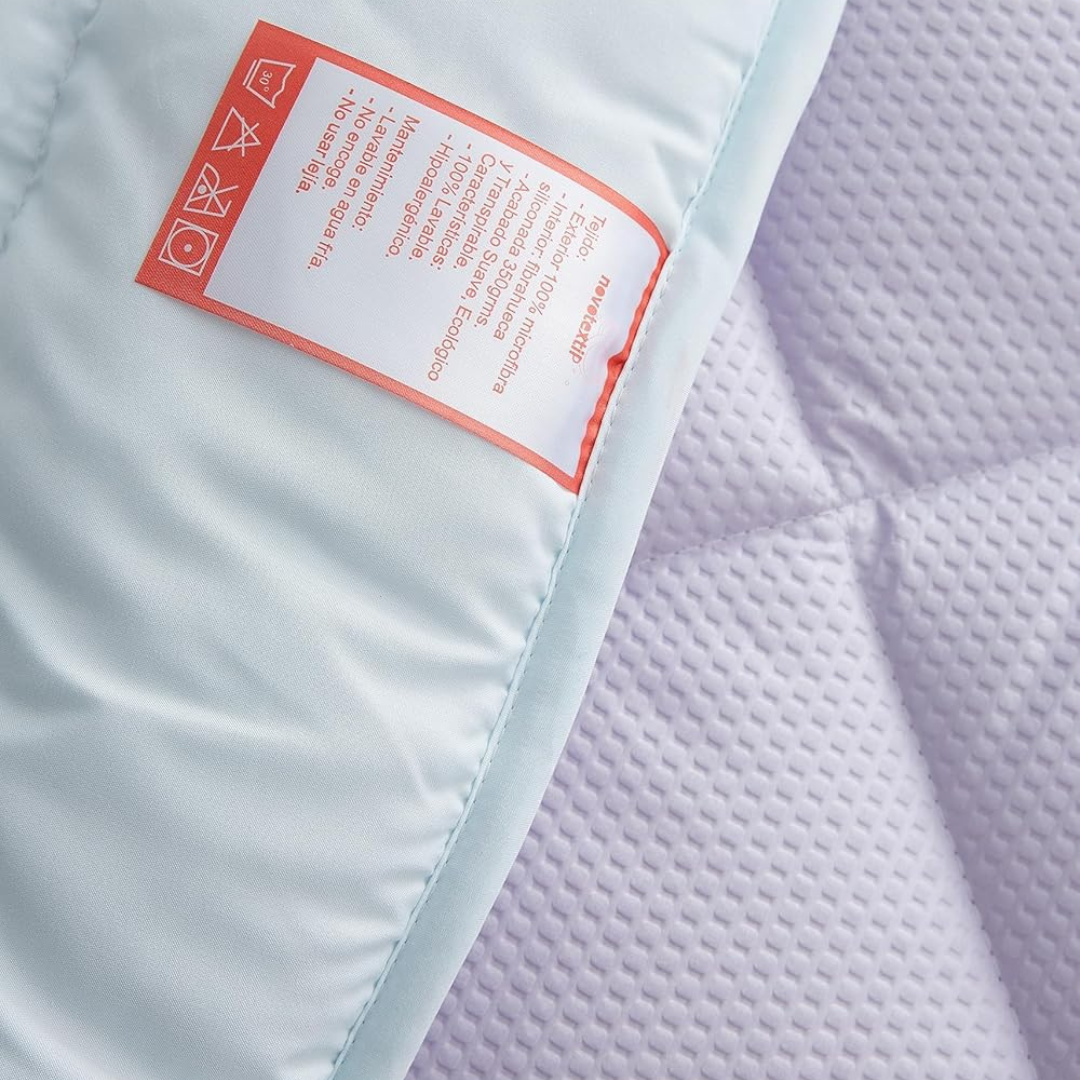 Novotextil- Couette bicolore. microfibre. Densité 350gr/m2 Move